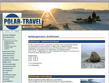 Tablet Screenshot of polar-travel.com